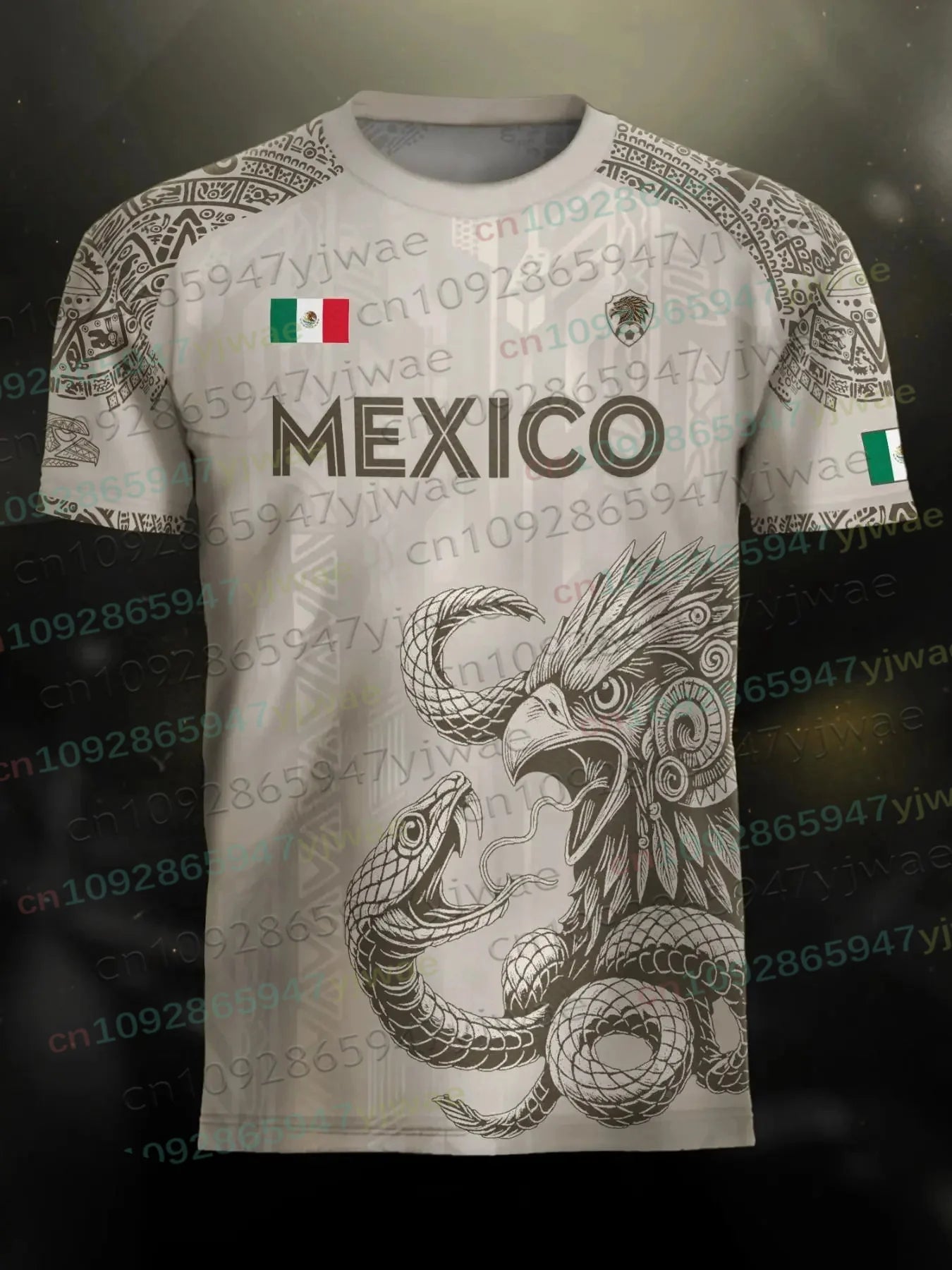 Maillot de football spécial Mexique pour jeunes, hommes et femmes, décontracté, respirant, pour la compétition et l'entraînement, vêtements d'été pour hommes