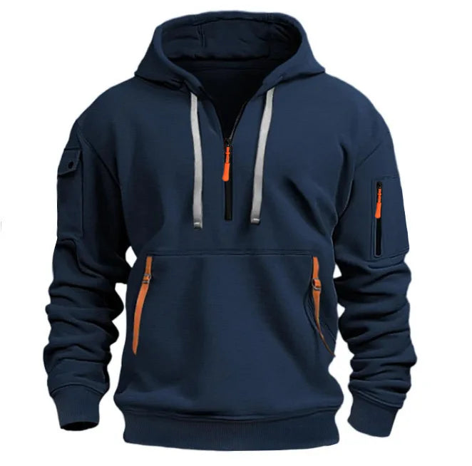 Sweat à Capuche Sport Homme – Coupe Décontractée, Grande Taille