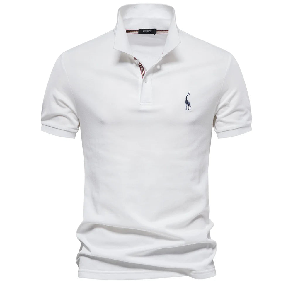 AIOPESON marque hommes polos coton polos pour hommes à manches courtes haute quantité solide Polo hommes nouveaux vêtements d'été