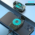 Mini ventilateur de refroidissement universel pour téléphone portable, refroidisseur de jeu de moto turbo, refroidisseur de téléphone portable, refroidisseur de chaleur pour iPhone, Samsung, Xiaomi