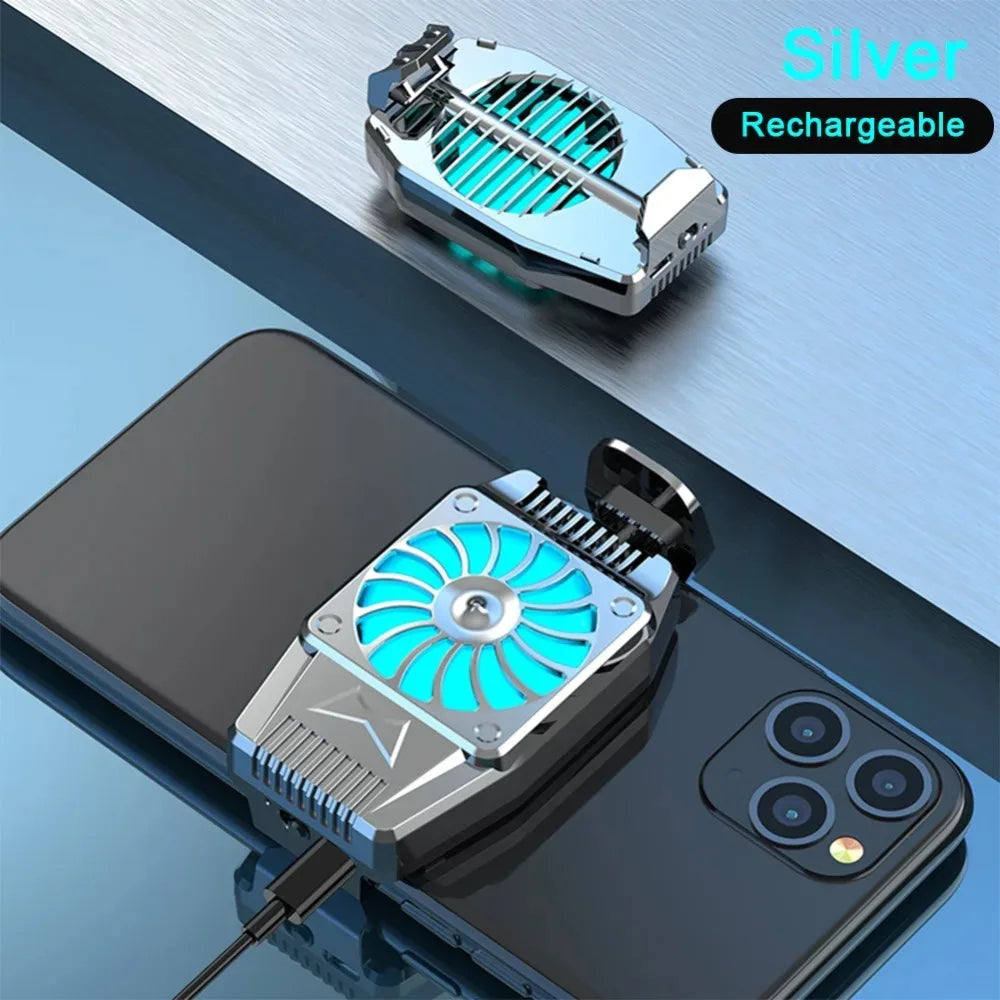 Mini ventilateur de refroidissement universel pour téléphone portable, refroidisseur de jeu de moto turbo, refroidisseur de téléphone portable, refroidisseur de chaleur pour iPhone, Samsung, Xiaomi