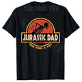 T-shirt humoristique et sarcastique « Jurassic Dad Pain Finds A Way » avec squelette, style Y2K, citation de blague préhistorique pour papa, humoristique, pour parents, vêtements cool