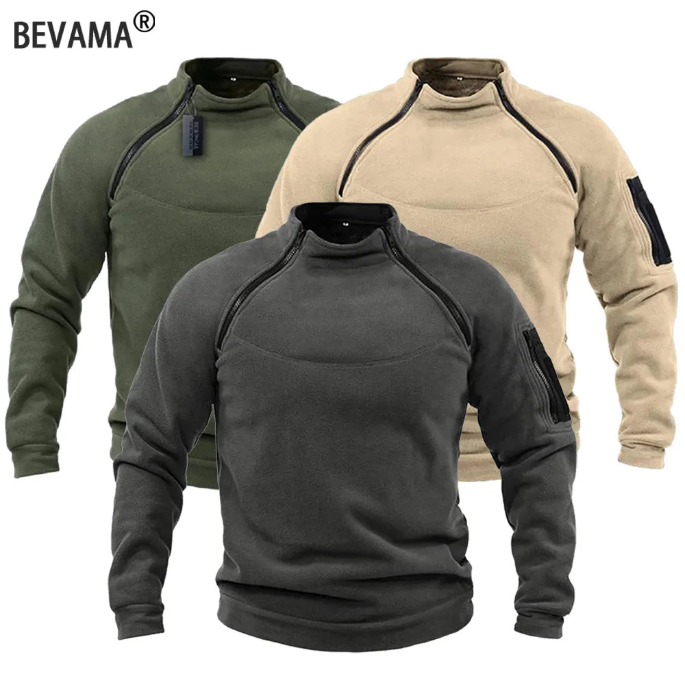 Sweat Tactique Militaire Homme – Coupe-Vent, Polaire, Randonnée
