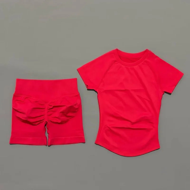 Ensemble Sport Femme 2 Pièces – Yoga Sans Couture, Fitness & Course