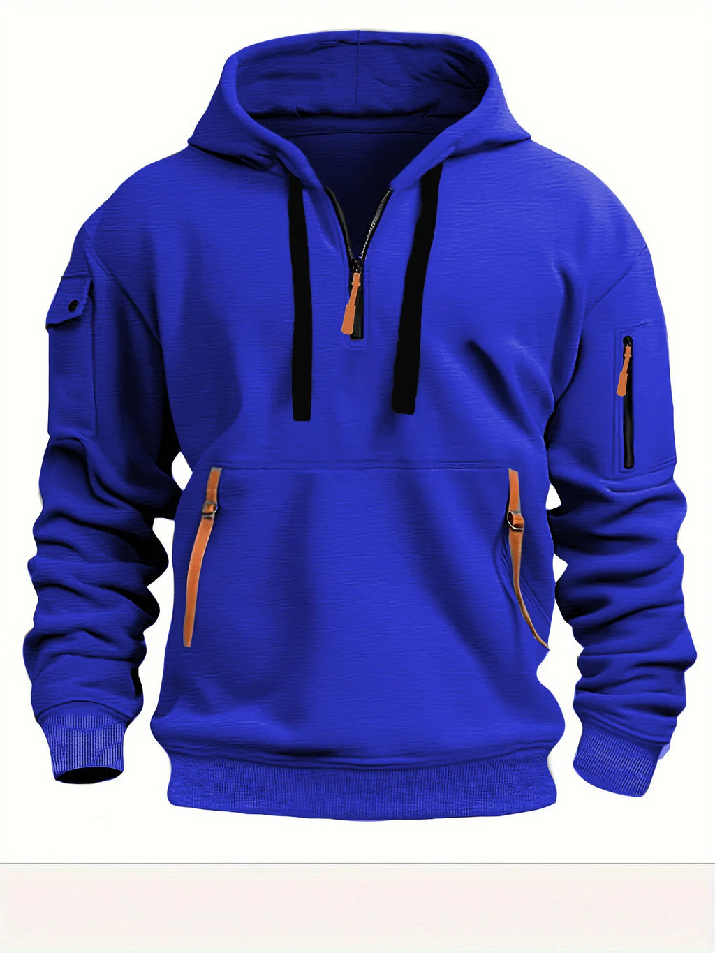 Sweat à Capuche Sport Homme – Coupe Décontractée, Grande Taille