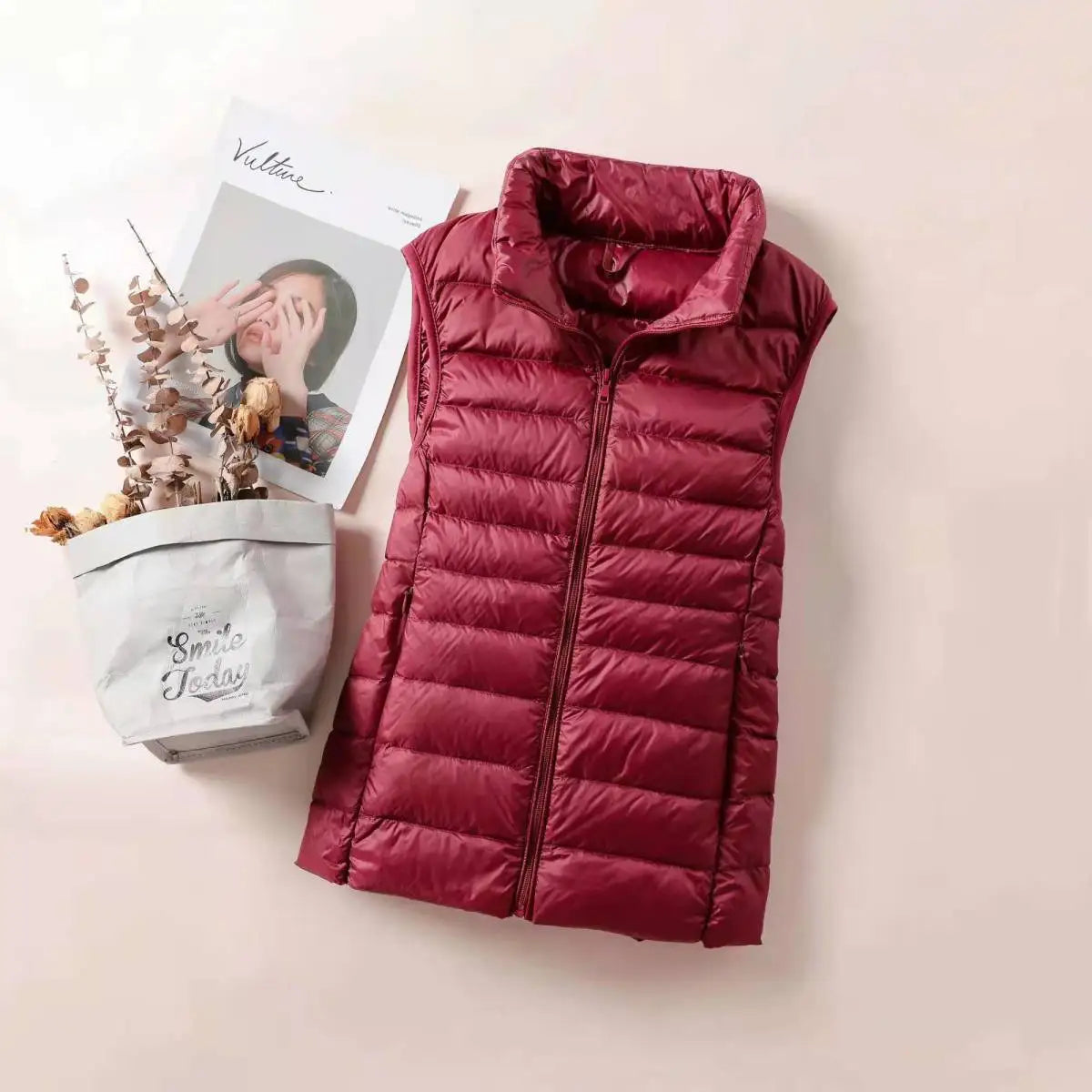 Gilet Ultra Léger Femme – Sans Manches, Coupe-Vent, Slim