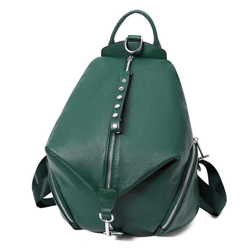 Sac à Dos Anti-Vol en Cuir pour Femme Geneva